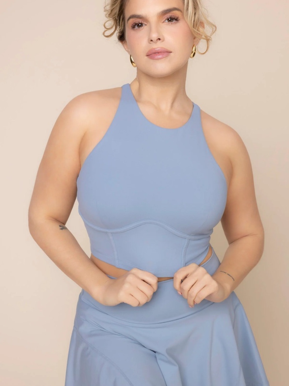 POPFLEX High-Neck Crop Brami